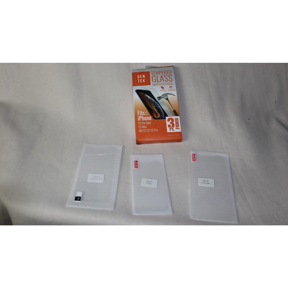iPhone Screen Protectors  Bundle for iPhone XR/11/12/12pro. ProMax and 12Mini